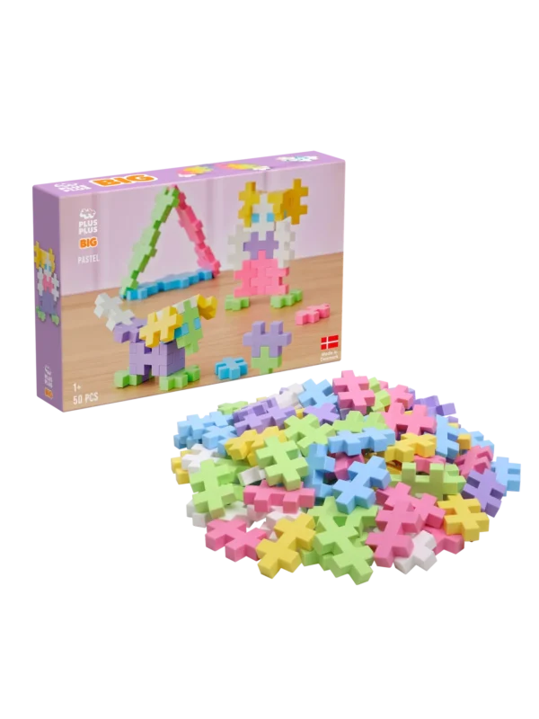 Plus-Plus BIG Pastel Color Mix-paketti 50 palaa