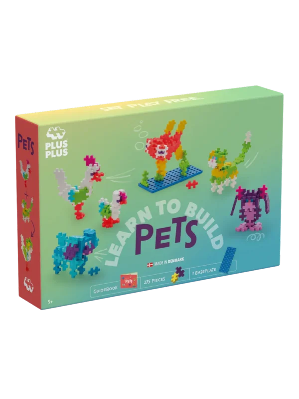 Plus-Plus Learn to build Pets-paketti 250 palaa 11 Plus-Plus Learn to build Pets-muksumassi.fi