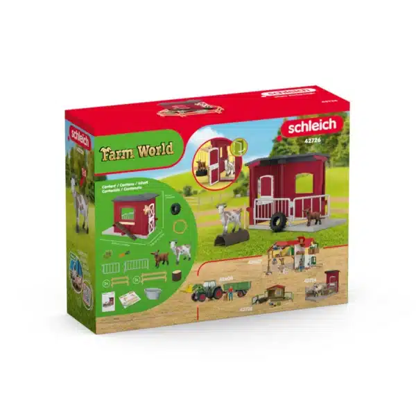 Schleich Farm World Vuohen talli 42726 - Image 10