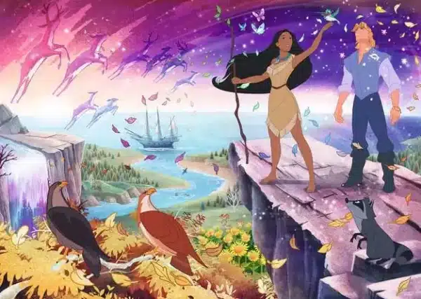 Ravensburger Pocahontas -palapeli 1000 palaa