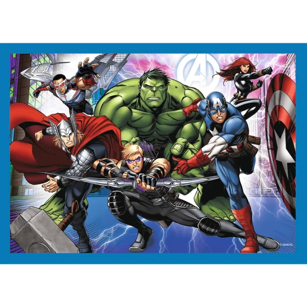 Trefl 4 in 1 Avengers palapeli-muksumassi.fi