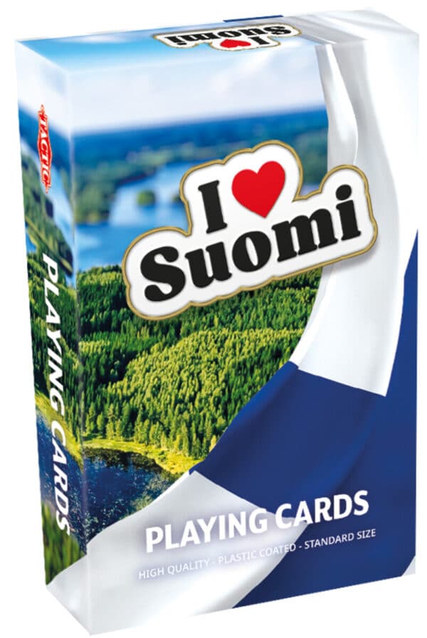 Tactic I love Suomi Pelikortit-muksumassi.fi