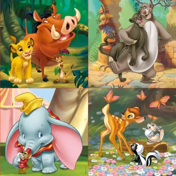 Educa Disney 4 in 1 palapeli-muksumassi.fi