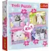 Trefl 4 in 1 Kissa palapeli 12 Trefl 4 in 1 Kissa palapeli-muksumassi.fi