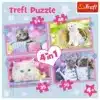 Trefl 4 in 1 Kissa palapeli 7 Trefl 4 in 1 Kissa palapeli-muksumassi.fi