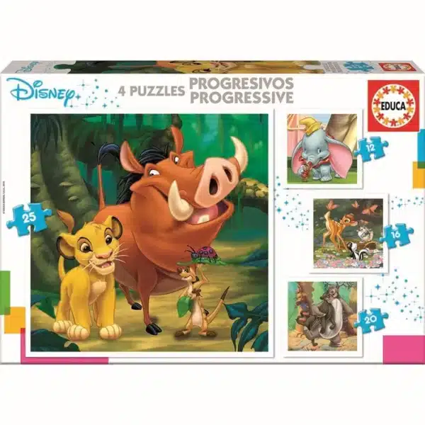 Educa Disney 4 in 1 palapeli-muksumassi.fi