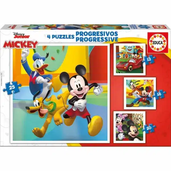 Educa Disney Mickey 4 in 1 palapeli-muksumassi.fi
