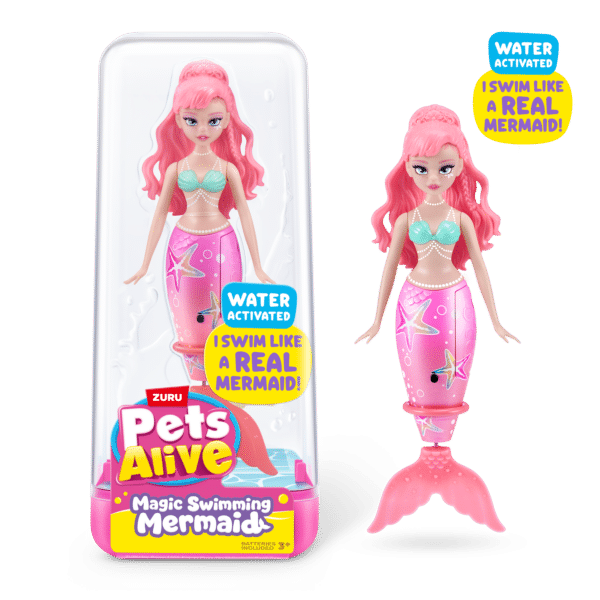 ZURU Pets Alive Magic Swimming Mermaid Merenneito - Image 5