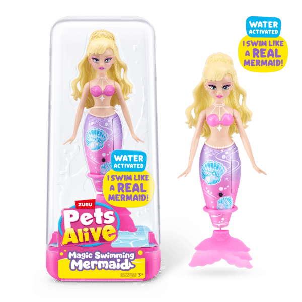 ZURU Pets Alive Magic Swimming Mermaid Merenneito - Image 3