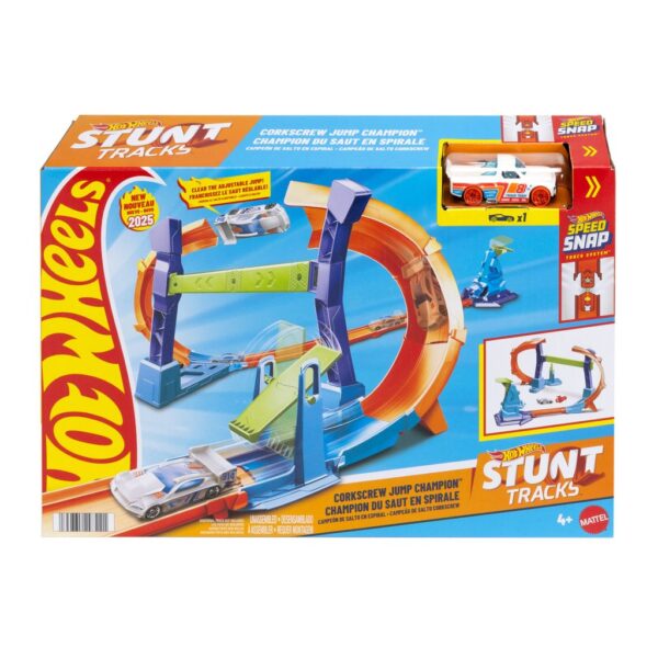 Hot Wheels Stunt Tracks Corkscrew Jump Champion autorata-muksumassi.fi