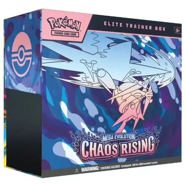 Pokemon Mega Evolution Elite Trainer Box ME04 Chaos Rising-muksumassi.fi