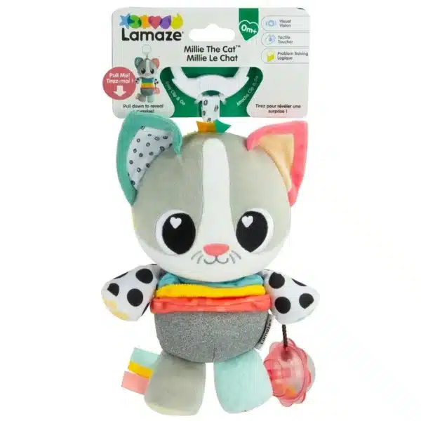 Lamaze Millie Kissa vauvalelu-muksumassi.fi