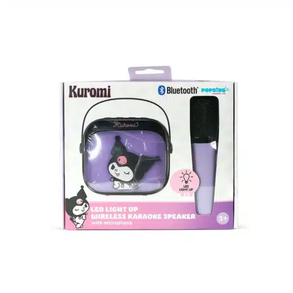 Sanrio Kuromi Popsing Karaoke Kaiutin Mikrofonilla 9 Sanrio Kuromi Popsing Karaoke-muksumassi.fi