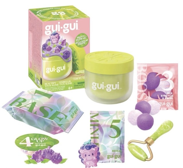 GUI GUI Fruity Glow Slime Lima-muksumassi.fi
