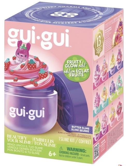 GUI GUI Fruity Glow Slime Lima-muksumassi.fi