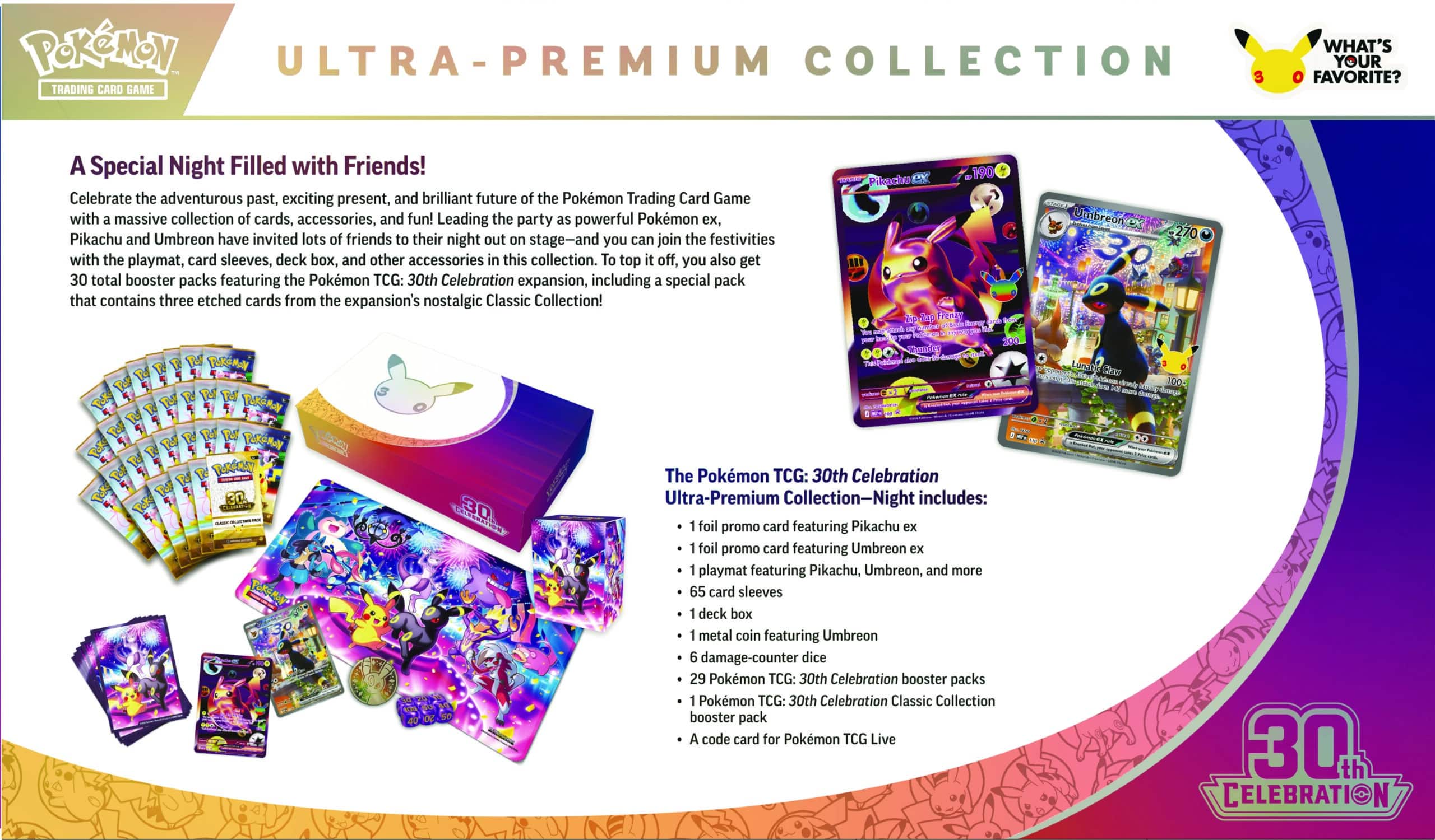Pokèmon 30th Celebration Ultra Premium Collection Night 2 Pokèmon 30th Celebration Ultra Premium Collection Night-muksumassi.fi