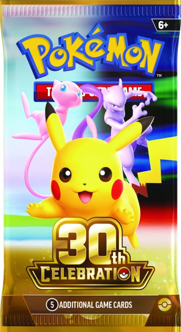 Pokémon TCG: 30th Celebration -boosteripakkaus 5 Pokémon TCG: 30th Celebration -boosteripakkaus-muksumassi.fi