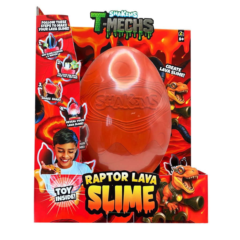 Shakems T-Mechs Raptor Lava Slime Yllätysmuna-muksumassi.fi