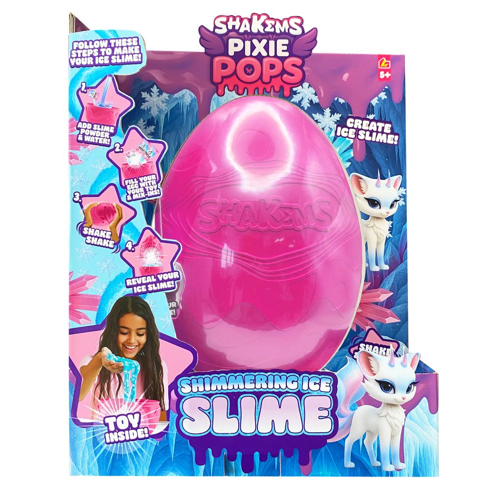 Shakems Pixie Pops Shimmering Slime Yllätysmuna-muksumassi.fi