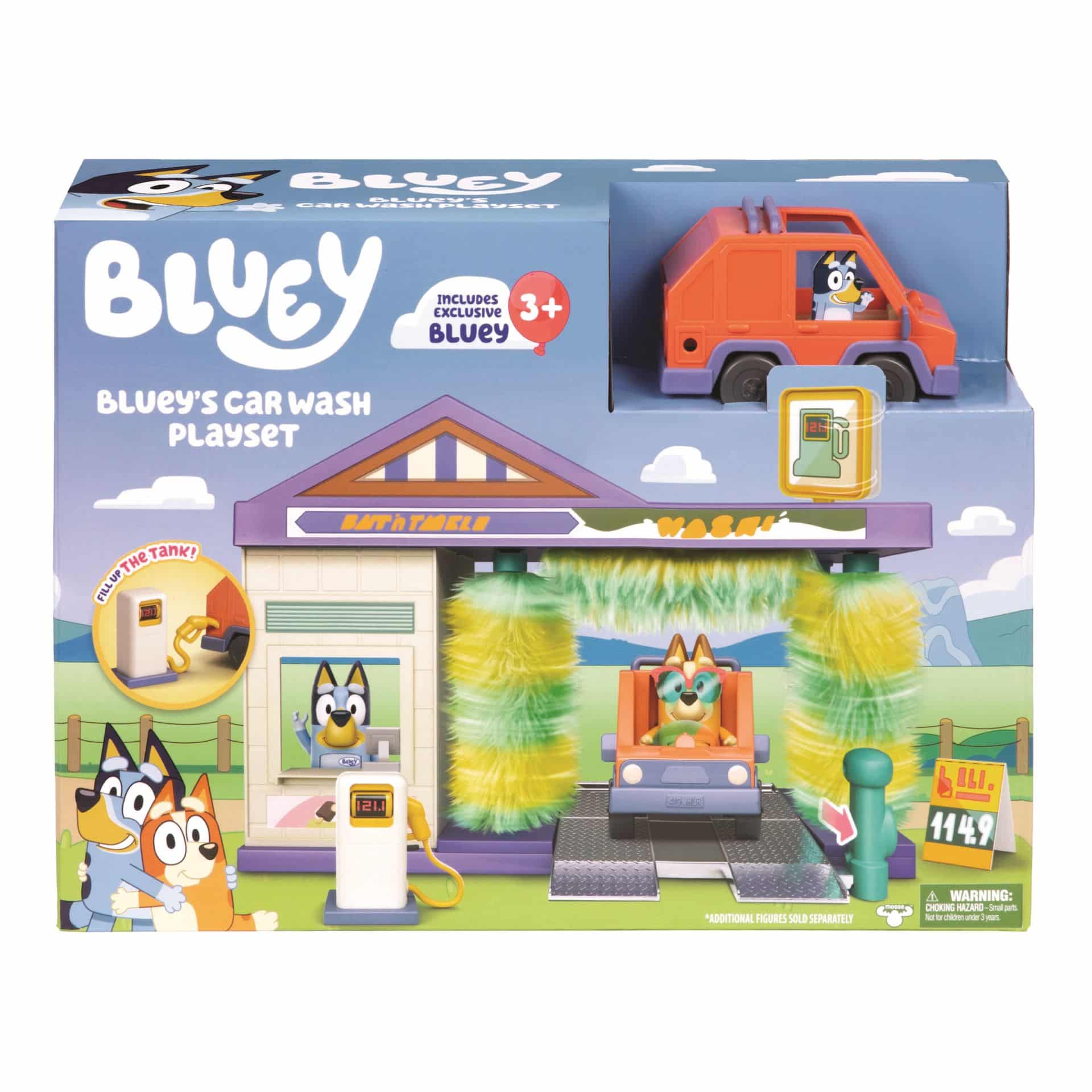 Bluey Car Wash -autopesuleikkisarja-muksumassi.fi
