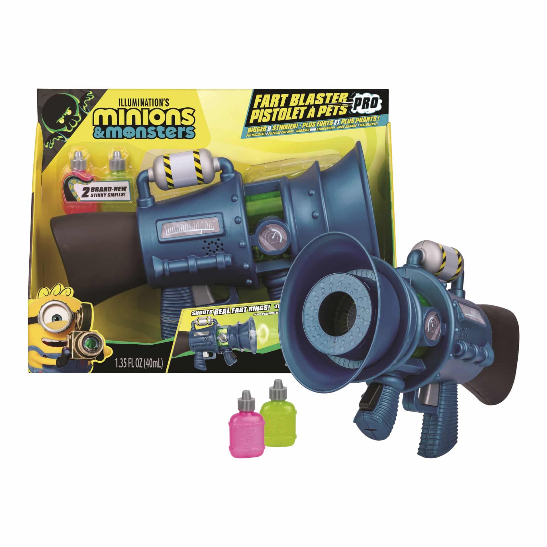 Itse ilkimys Minions Fart Blaster -pierupyssy-muksumassi.fi