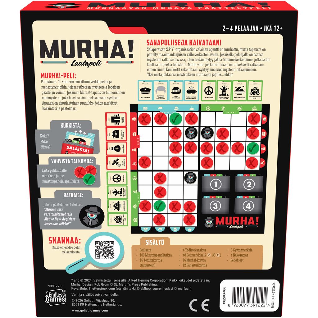 Murha! Lautapeli-muksumassi.fi