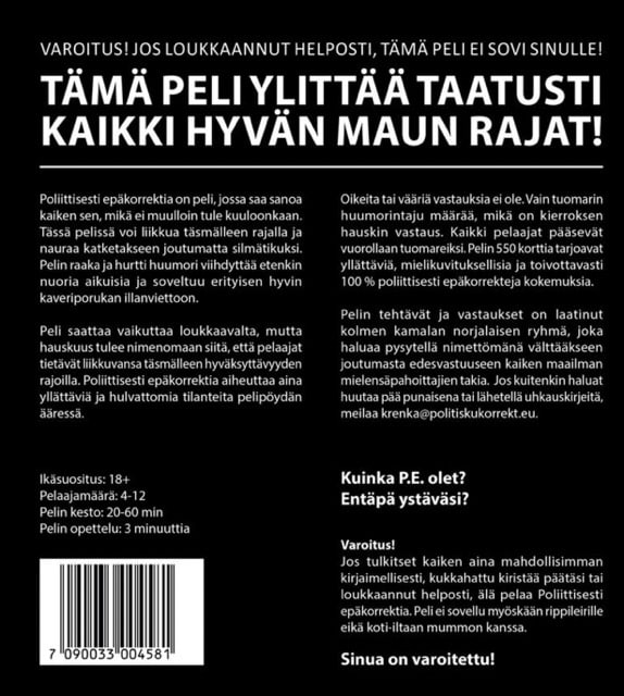 Poliittisesti epäkorrektia Partypeli - Image 2